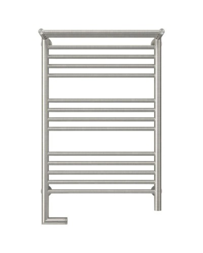 Полотенцесушитель электрический 800х500 сатин МЭМ левый Сунержа Богема с полкой 2.0 071-5206-8050