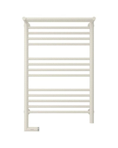 Полотенцесушитель электрический 800х500 античное белое золото МЭМ левый Сунержа Богема с полкой 2.0 10-5206-8050