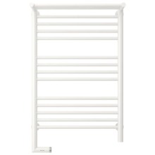 Полотенцесушитель электрический 800х500 белый глянец МЭМ левый Сунержа Богема с полкой 2.0 12-5206-8050