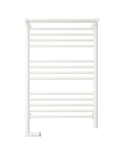 Полотенцесушитель электрический 800х500 белый глянец МЭМ левый Сунержа Богема с полкой 2.0 12-5206-8050