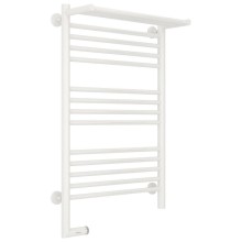 Полотенцесушитель электрический 800х500 белый глянец МЭМ левый Сунержа Богема с полкой 2.0 12-5206-8050