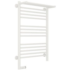 Полотенцесушитель электрический 800х500 белый матовый МЭМ левый Сунержа Богема с полкой 2.0 30-5206-8050