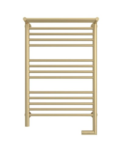 Полотенцесушитель электрический 800х500 шампань матовая МЭМ правый Сунержа Богема с полкой 2.0 022-5207-8050