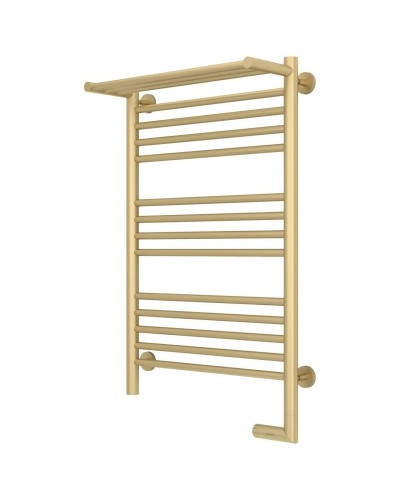 Полотенцесушитель электрический 800х500 шампань матовая МЭМ правый Сунержа Богема с полкой 2.0 022-5207-8050