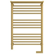 Полотенцесушитель электрический 800х500 золотой матовый МЭМ правый Сунержа Богема с полкой 2.0 032-5207-8050