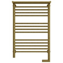 Полотенцесушитель электрический 800х500 состаренная бронза МЭМ правый Сунержа Богема с полкой 2.0 05-5207-8050