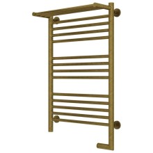 Полотенцесушитель электрический 800х500 состаренная бронза МЭМ правый Сунержа Богема с полкой 2.0 05-5207-8050