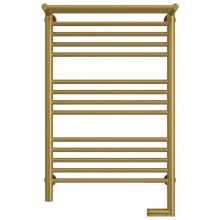 Полотенцесушитель электрический 800х500 состаренная латунь МЭМ правый Сунержа Богема с полкой 2.0 051-5207-8050