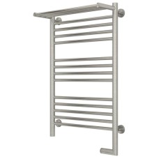 Полотенцесушитель электрический 800х500 сатин МЭМ правый Сунержа Богема с полкой 2.0 071-5207-8050