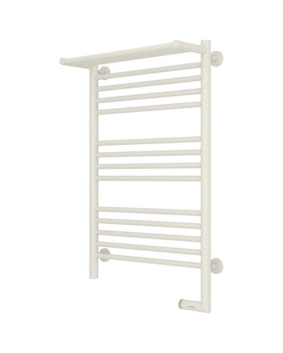 Полотенцесушитель электрический 800х500 античное белое золото МЭМ правый Сунержа Богема с полкой 2.0 10-5207-8050