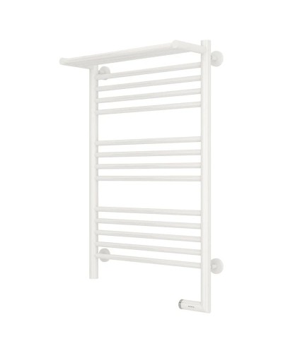 Полотенцесушитель электрический 800х500 белый глянец МЭМ правый Сунержа Богема с полкой 2.0 12-5207-8050