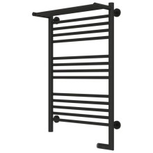 Полотенцесушитель электрический 800х500 темный титан муар МЭМ правый Сунержа Богема с полкой 2.0 15-5207-8050