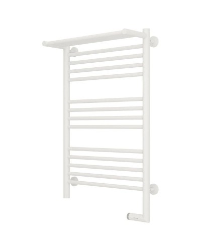 Полотенцесушитель электрический 800х500 белый матовый МЭМ правый Сунержа Богема с полкой 2.0 30-5207-8050