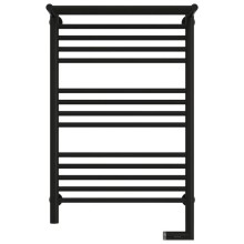 Полотенцесушитель электрический 800х500 черный матовый МЭМ правый Сунержа Богема с полкой 2.0 31-5207-8050