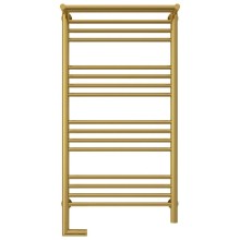 Полотенцесушитель электрический 1000х500 золотой МЭМ левый Сунержа Богема с полкой 2.0 03-5206-1050