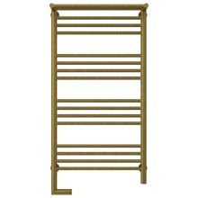 Полотенцесушитель электрический 1000х500 состаренная бронза МЭМ левый Сунержа Богема с полкой 2.0 05-5206-1050