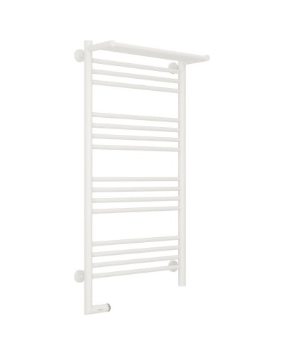 Полотенцесушитель электрический 1000х500 белый матовый МЭМ левый Сунержа Богема с полкой 2.0 30-5206-1050