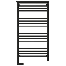 Полотенцесушитель электрический 1000х500 черный матовый МЭМ левый Сунержа Богема с полкой 2.0 31-5206-1050
