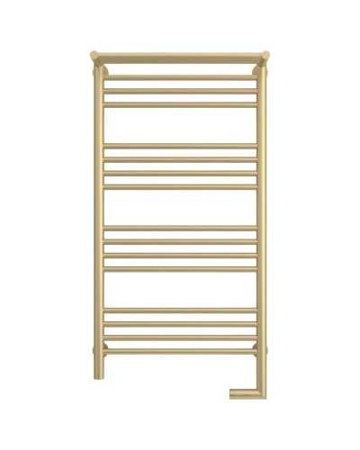 Полотенцесушитель электрический 1000х500 шампань матовая МЭМ правый Сунержа Богема с полкой 2.0 022-5207-1050