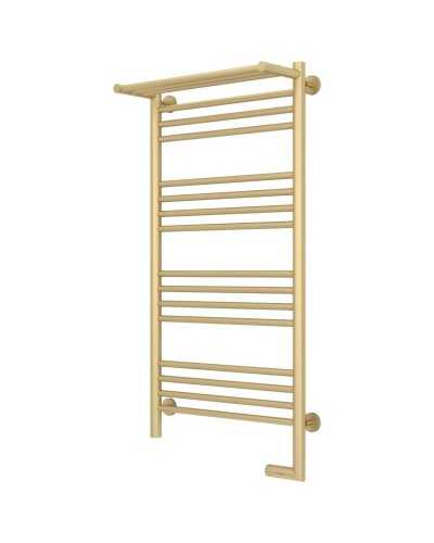 Полотенцесушитель электрический 1000х500 шампань матовая МЭМ правый Сунержа Богема с полкой 2.0 022-5207-1050