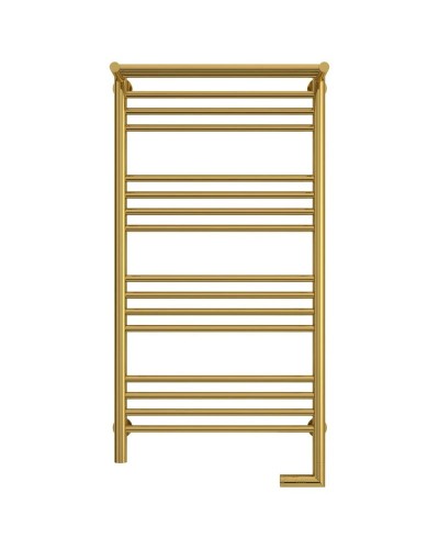 Полотенцесушитель электрический 1000х500 золотой МЭМ правый Сунержа Богема с полкой 2.0 03-5207-1050