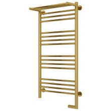 Полотенцесушитель электрический 1000х500 золотой МЭМ правый Сунержа Богема с полкой 2.0 03-5207-1050