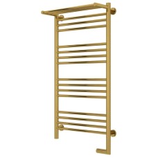 Полотенцесушитель электрический 1000х500 золотой МЭМ правый Сунержа Богема с полкой 2.0 03-5207-1050