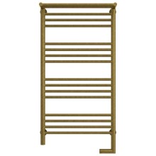 Полотенцесушитель электрический 1000х500 состаренная бронза МЭМ правый Сунержа Богема с полкой 2.0 05-5207-1050