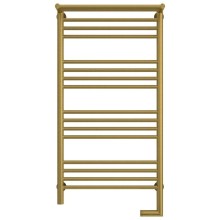 Полотенцесушитель электрический 1000х500 состаренная латунь МЭМ правый Сунержа Богема с полкой 2.0 051-5207-1050