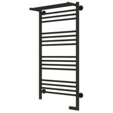 Полотенцесушитель электрический 1000х500 темный титан муар МЭМ правый Сунержа Богема с полкой 2.0 15-5207-1050