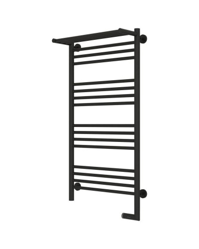 Полотенцесушитель электрический 1000х500 темный титан муар МЭМ правый Сунержа Богема с полкой 2.0 15-5207-1050