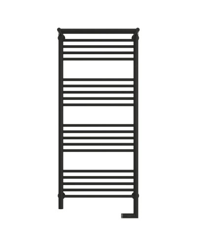 Полотенцесушитель электрический 1200х500 темный титан муар МЭМ правый Сунержа Богема с полкой 2.0 15-5207-1250