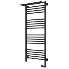 Полотенцесушитель электрический 1200х500 темный титан муар МЭМ правый Сунержа Богема с полкой 2.0 15-5207-1250