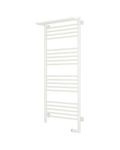 Полотенцесушитель электрический 1200х500 белый матовый МЭМ правый Сунержа Богема с полкой 2.0 30-5207-1250