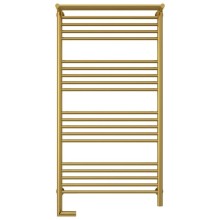 Полотенцесушитель электрический 1200х600 золотой МЭМ левый Сунержа Богема с полкой 2.0 03-5206-1260