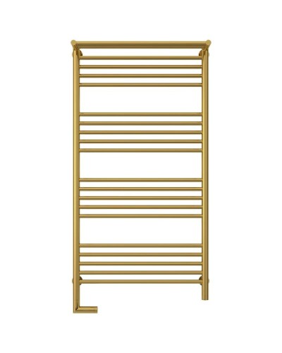 Полотенцесушитель электрический 1200х600 золотой МЭМ левый Сунержа Богема с полкой 2.0 03-5206-1260