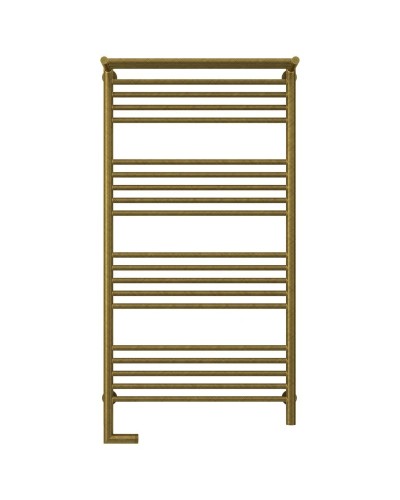 Полотенцесушитель электрический 1200х600 состаренная бронза МЭМ левый Сунержа Богема с полкой 2.0 05-5206-1260