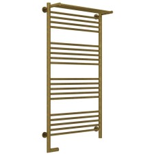 Полотенцесушитель электрический 1200х600 состаренная бронза МЭМ левый Сунержа Богема с полкой 2.0 05-5206-1260