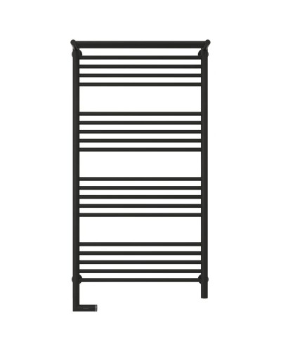 Полотенцесушитель электрический 1200х600 темный титан муар МЭМ левый Сунержа Богема с полкой 2.0 15-5206-1260