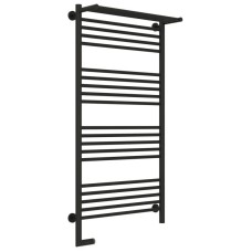 Полотенцесушитель электрический 1200х600 темный титан муар МЭМ левый Сунержа Богема с полкой 2.0 15-5206-1260