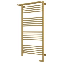 Полотенцесушитель электрический 1200х600 золотой матовый МЭМ правый Сунержа Богема с полкой 2.0 032-5207-1260