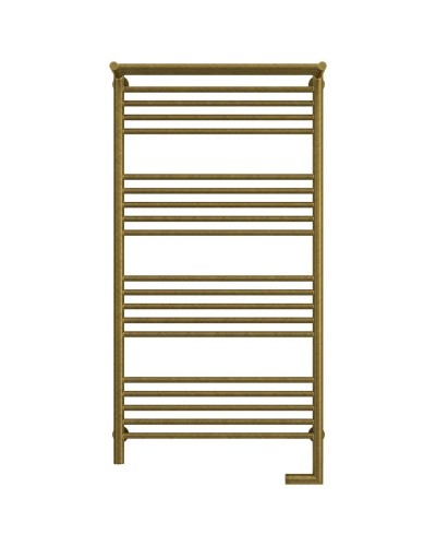 Полотенцесушитель электрический 1200х600 состаренная бронза МЭМ правый Сунержа Богема с полкой 2.0 05-5207-1260