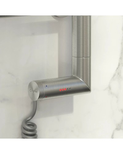 Полотенцесушитель электрический 1200х600 сатин МЭМ правый Сунержа Богема с полкой 2.0 071-5207-1260