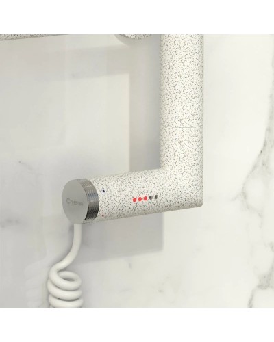 Полотенцесушитель электрический 1200х600 античное белое золото МЭМ правый Сунержа Богема с полкой 2.0 10-5207-1260