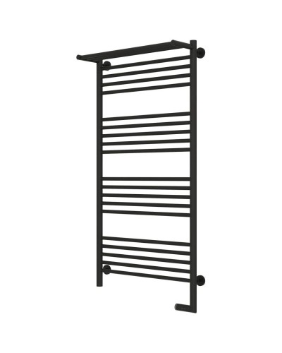 Полотенцесушитель электрический 1200х600 темный титан муар МЭМ правый Сунержа Богема с полкой 2.0 15-5207-1260