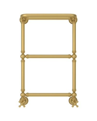 Полотенцесушитель водяной 660х400 золотой матовый Сунержа Ренессанс 1386 032-0281-6640