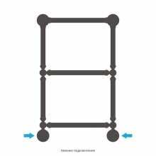 Полотенцесушитель водяной 660х400 сатин Сунержа Ренессанс 1386 071-0281-6640