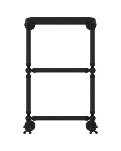 Полотенцесушитель водяной 660х400 черный матовый Сунержа Ренессанс 1386 31-0281-6640