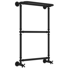 Полотенцесушитель водяной 860х500 черный матовый Сунержа Ренессанс 1386 31-0281-8650