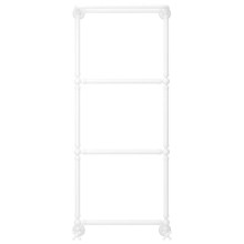 Полотенцесушитель водяной 1260х500 белый матовый Сунержа Ренессанс 1386 30-0281-1250